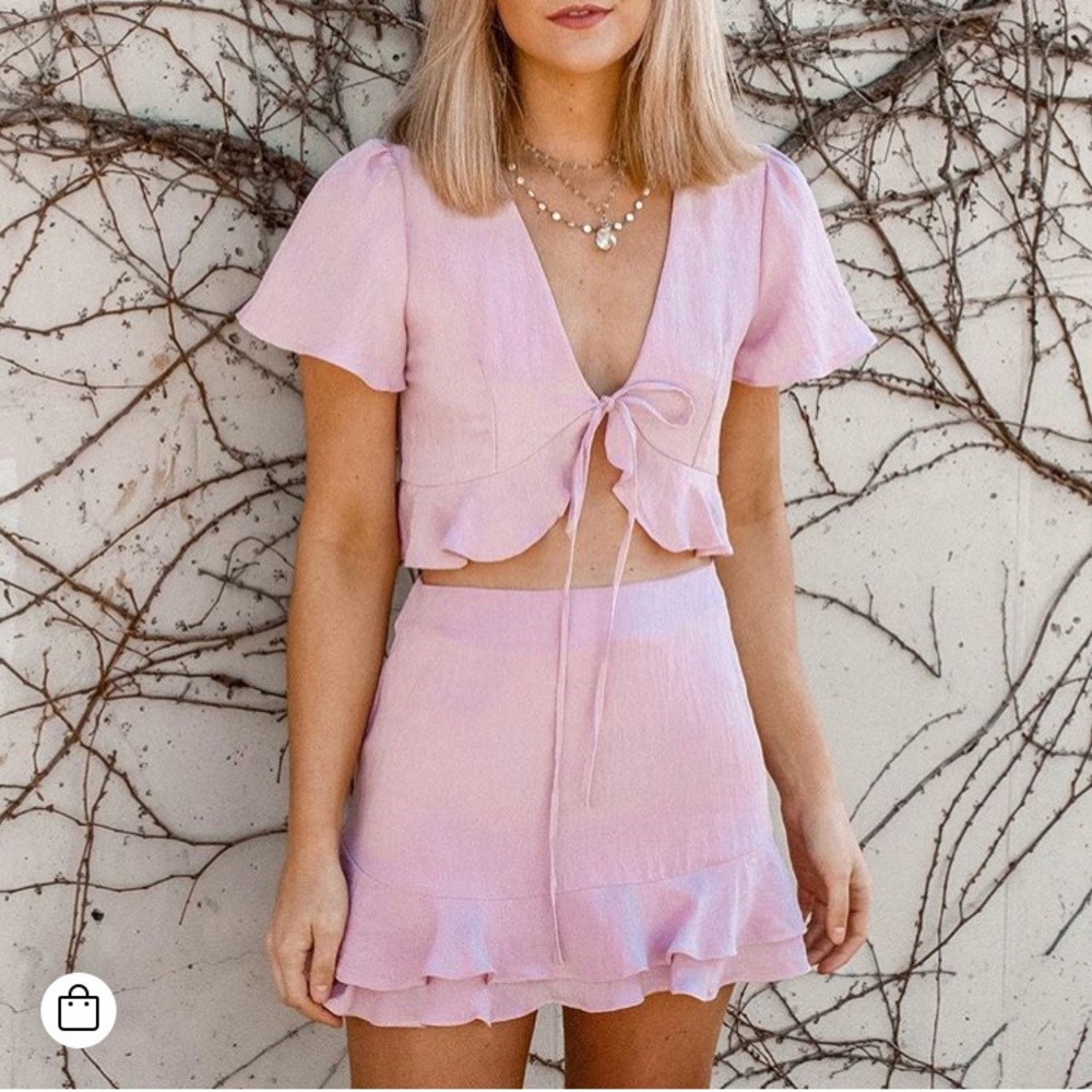 Two piece skirt set